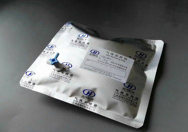 China Devex multi-layer gas sampling bags with side-opening stopcock &amp; septum valve port 1/4''  6.35mm  air sample bag supplier