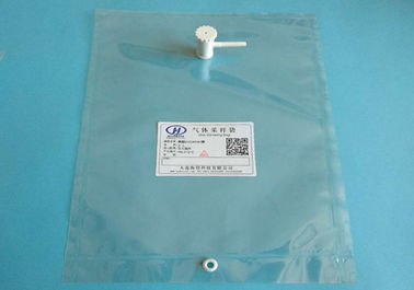 China Polyester gas sampling bag with PP  valve with silicone septum  (odor bags/Stench bag) POL21S_10L supplier